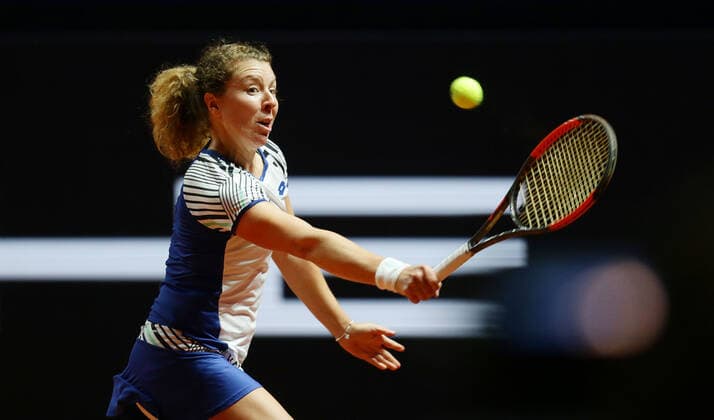 Stuttgart , Porsche Tennis Grand Prix Stuttgart 2021 , Anna-Lena FRIEDSAM (GER)