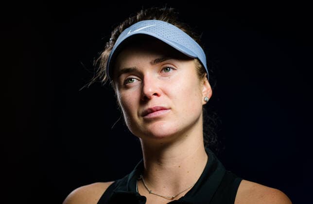 Mandatory Credit: Photo by Rob Prange Shutterstock (11864529eb) Elina Svitolina of the Ukraine talks to the media after her second-round match at the 2021 Porsche Tennis Grand Prix WTA, Tennis Damen 500 tournament Porsche Tennis Grand Prix, Tennis, Stuttgart, Germany - 22 Apr 2021 Porsche Tennis Grand Prix, Tennis, Stuttgart, Germany - 22 Apr 2021  Copyright: xRobxPrange Shutterstockx 11864529eb