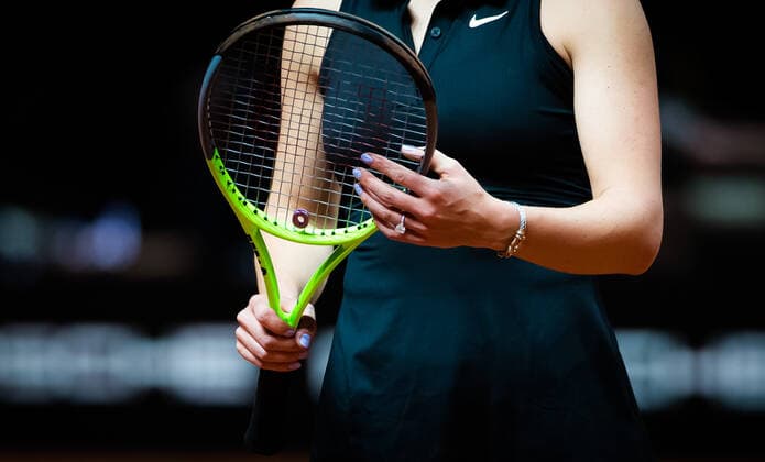 April 22, 2021, STUTTGART, GERMANY: Elina Svitolina of the Ukraine in action during her second-round match at the 2021 Porsche Tennis Grand Prix WTA, Tennis Damen 500 tournament against Angelique Kerber of Germany STUTTGART GERMANY - ZUMAa181 20210422_zaa_a181_220 Copyright: xRobxPrangex