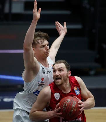 Deutschland , Hamburg, edel-optics.de Arena , 23.04.2021, emspor, emonline, despor, deonline, Hamburg Towers vs. s.Oliver Wuerzburg, easyCredit BBL, 30. Spieltag Bild: v. l. Copyright: HMBxMedia JulienxBecker