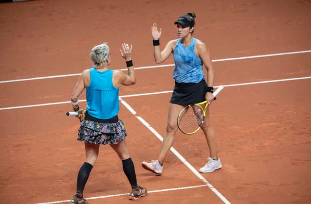 2021 Porsche Tennis Grand Prix Bethanie Mattek-Sands , USA Desirae Krawczyk , USA