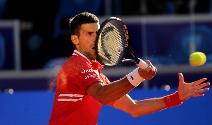24.04.2021 Belgrade(Serbia) ATP, Tennis Herren Serbia Open men s tennis singles semi final Novak Djokovic :Aleksandar Djorovi