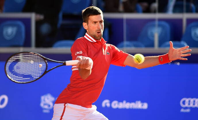 NOVAK DJOKOVIC, Serbian tennis player at ATP, Tennis Herren Serbia Open tournament, at Tennis Center Novak. Belgrade, 24.04.2021. photo: Nebojsa Parausic MN press NebojsaxParausic 