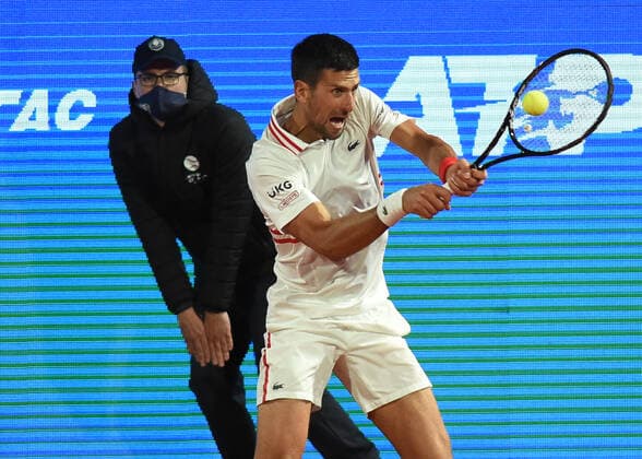 NOVAK DJOKOVIC, Serbian tennis player at ATP, Tennis Herren Serbia Open tournament, at Tennis Center Novak. Belgrade, 24.04.2021. photo: Nebojsa Parausic MN press NebojsaxParausic 
