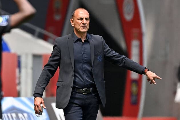 MICHEL DER ZAKARIAN (ENTRAINEUR MONTPELLIER) FOOTBALL : Nice vs Montpellier - Ligue 1 Uber Eats - 25 04 2021 FEP Panoramic 