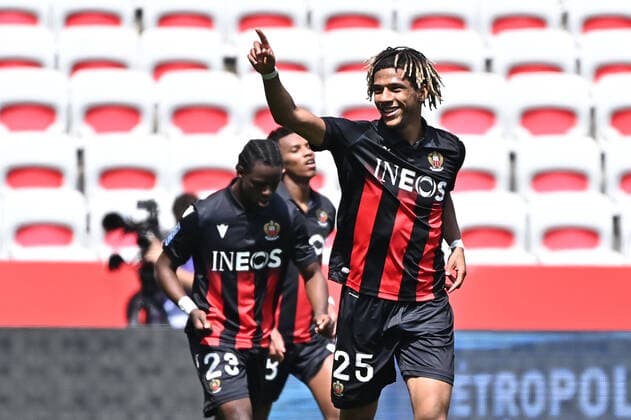 JOIE - FAIR PLAY - 25 JEAN CLAIR TODIBO (NICE) FOOTBALL : Nice vs Montpellier - Ligue 1 Uber Eats - 25 04 2021 FEP Panoramic 