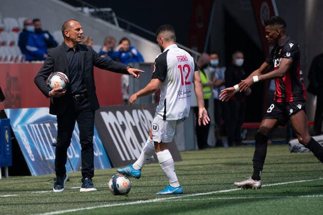Michel Der Zakarian (Entraineur de Montpellier FC) FOOTBALL : OGC Nice vs Montpellier - Ligue 1 Uber Eats - Nice - 25 04 2021 NorbertScanella PanoramiC 