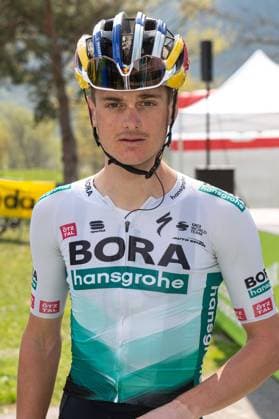 Anton Palzer (GER - BORA-hansgrohe) - Portrait - Porträt - Oberkoerperfoto - Oberkörperfoto Hochformat hoch hochkant vertikal Event Veranstaltung: 44. Tour of the Alps - 5.Etappe Stage 5: Valle del Chiese (Idroland) to nach Riva del Garda (Gardasee) 120.9 km - Ort Place Location: Riva del Garda Land Country: World Welt Europa Italy Italien - Region Trentino Datum Date: 23.04.2021