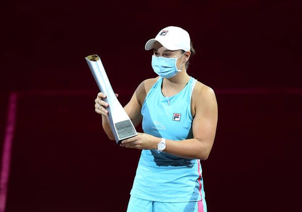 BAU 25.04.2021 Stuttgart Tennis Porsche Tennis Grand Prix, Finale, Siegerin Ashleigh BARTY (AUS)