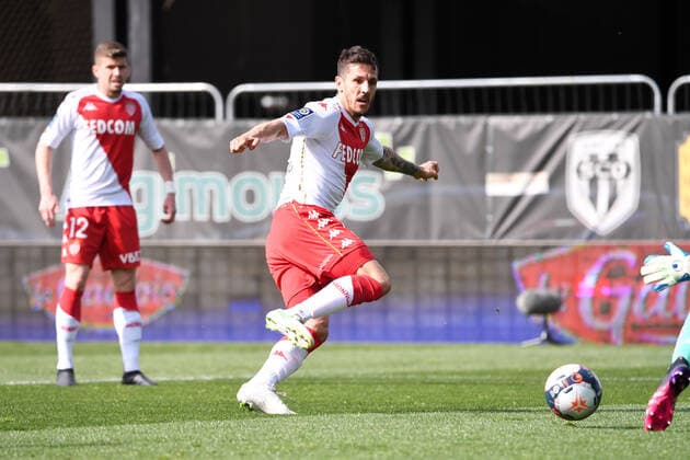 10 STEVAN JOVETIC (MONA) FOOTBALL : Angers vs Monaco - Ligue 1 Uber Eats - 25 04 2021 AnthonyBIBARD FEP Panoramic 