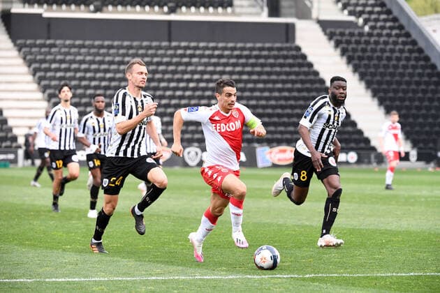 09 WISSAM BEN YEDDER (MONA) - BUT FOOTBALL : Angers vs Monaco - Ligue 1 Uber Eats - 25 04 2021 AnthonyBIBARD FEP Panoramic 