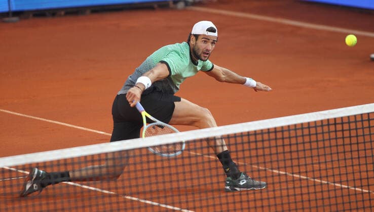 25.04.2021 Belgrade(Serbia) ATP, Tennis Herren Serbia Open men s tennis singles final Matteo Berrettini Italy :