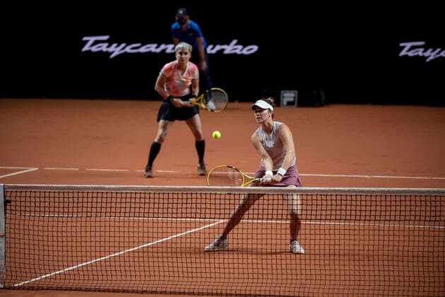 2021 Porsche Tennis Grand Prix Bethanie Mattek-Sands , USA Desirae Krawczyk , USA