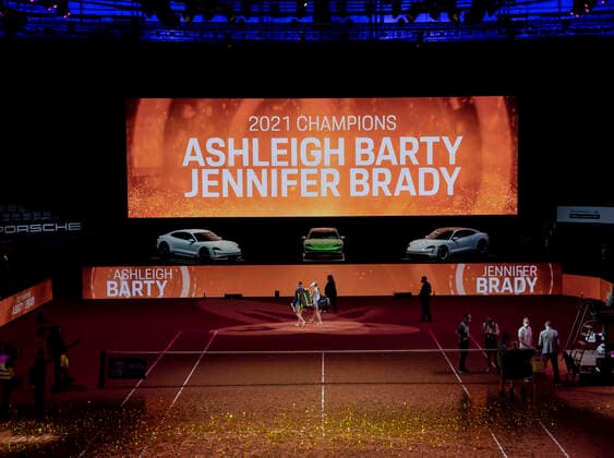 2021 Porsche Tennis Grand Prix Ashleigh Barty , Australia Jennifer Brady , USA