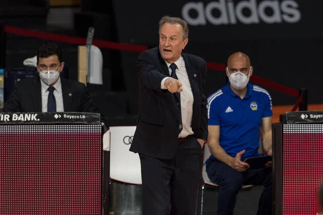 Basketball, BBL, 20210425, FC Bayern München - Alba Berlin. Im Bild Head Coach von Alba Berlin Alejandro GARCIA RENESES. München Audi Dome Bayern Deutschland Copyright: Passion2Press MarkusxFischerx