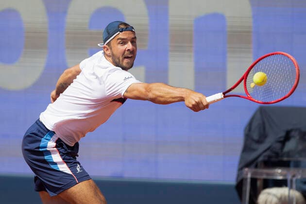 Andrej Martin Tennis - BMW Open 2021 - ATP, Tennis Herren - MTTC Iphitos - Munich - - Germany - 27 April 2021. Copyright: xJuergenxHasenkopfx