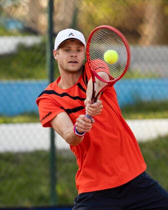 Yannick Hanfmann (GER) Tennis - BMW Open 2021 - ATP, Tennis Herren - MTTC Iphitos - Munich - - Germany - 27 April 2021. Copyright: xJuergenxHasenkopfx