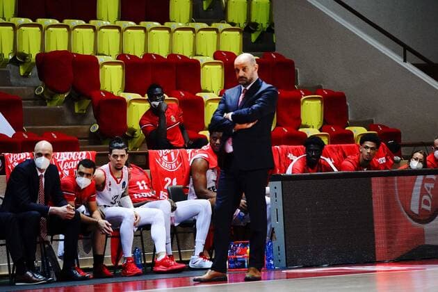 BASKETBALL : Monaco vs Unics Kazan - Finale Eurocoupe - Match 1 - Monaco - 27 04 2021 Zvezdan Mitrovic (Coach de l AS Monaco) Monaco Monaco