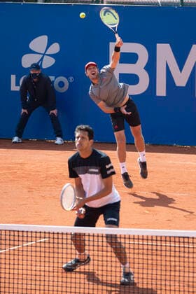 Marcelo Melo, Mischa Zverev, Herren Doppel Tennis - BMW Open 2021 - ATP, Tennis Herren - MTTC Iphitos - Munich - - Germany - 28 April 2021. Copyright: xJuergenxHasenkopfx