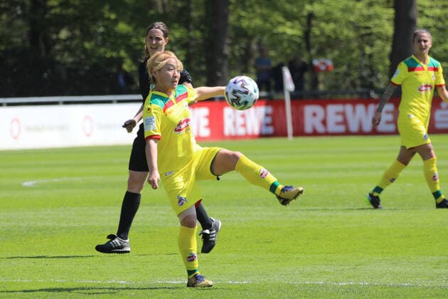 1. FC Köln Frauen - FC Bayern München Frauen II Fussball 2. Bundesliga Frauen Saison 2020 2021 Köln Deutschland 28.04.2021 Yuka Hirano (1. FC Köln)