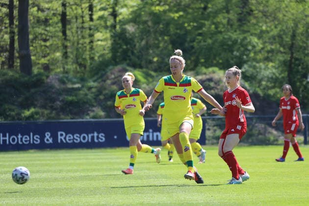 1. FC Köln Frauen - FC Bayern München Frauen II Fussball 2. Bundesliga Frauen Saison 2020 2021 Köln Deutschland 28.04.2021 Sharon Beck (1. FC Köln)