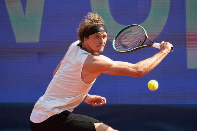 Alexander Zverev (GER) Tennis - BMW Open 2021 - ATP, Tennis Herren - MTTC Iphitos - Munich - - Germany - 28 April 2021. Copyright: xJuergenxHasenkopfx