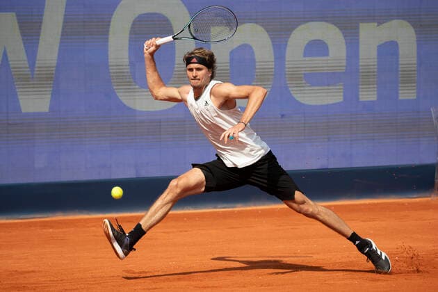 Alexander Zverev (GER) Tennis - BMW Open 2021 - ATP, Tennis Herren - MTTC Iphitos - Munich - - Germany - 28 April 2021. Copyright: xJuergenxHasenkopfx