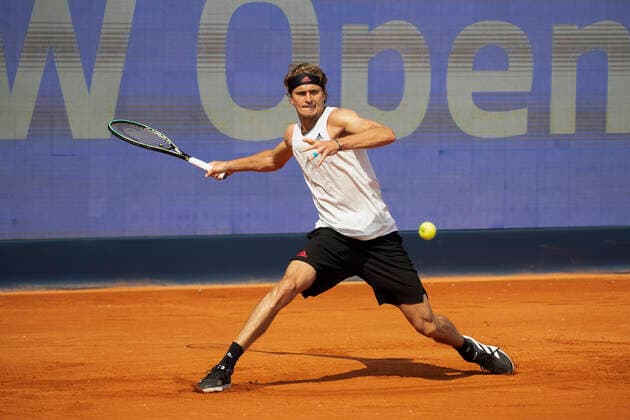 Alexander Zverev (GER) Tennis - BMW Open 2021 - ATP, Tennis Herren - MTTC Iphitos - Munich - - Germany - 28 April 2021. Copyright: xJuergenxHasenkopfx