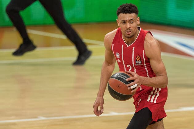 Basketball, Euroleague, day0}.04.2021, FC Bayern München - Armani Olimpia Mailand. Im Bild Wade BALDWIN (FC Bayern München, 2). München Audi Dome Bayern Deutschland Copyright: Passion2Press.dex xMarkusxFischerx