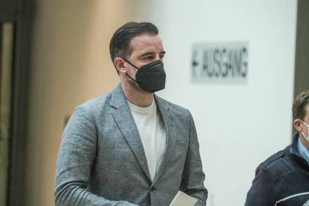 Bilder des Jahres 2021, Sport 04 April Sport Themen der Woche KW17 Sport Bilder des Tages Düsseldorf 29.04.2021 Verhandlung Prozess wegen Besitz von kinderpornografischen Materials Christoph Metzelder *** Düsseldorf 29 04 2021 trial Christoph Metzelder