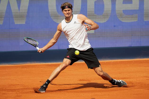 Alexander Zverev (GER) Tennis - BMW Open 2021 - ATP, Tennis Herren - MTTC Iphitos - Munich - - Germany - 28 April 2021. Copyright: xJuergenxHasenkopfx