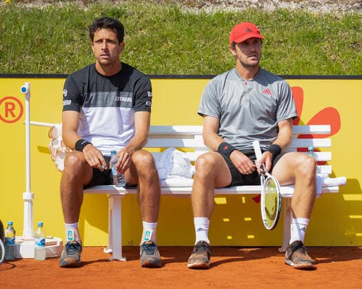 Marcelo Melo, Mischa Zverev, Herren Doppel Tennis - BMW Open 2021 - ATP, Tennis Herren - MTTC Iphitos - Munich - - Germany - 28 April 2021. Copyright: xJuergenxHasenkopfx