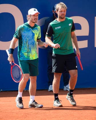 Wesley Koolhof, Kevin Krawietz, Herren Doppel Tennis - BMW Open 2021 - ATP, Tennis Herren - MTTC Iphitos - Munich - - Germany - 28 April 2021. Copyright: xJuergenxHasenkopfx