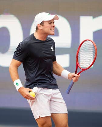 Dominik Koepfer Tennis - BMW Open 2021 - ATP, Tennis Herren - MTTC Iphitos - Munich - - Germany - 29 April 2021. Copyright: xJuergenxHasenkopfx