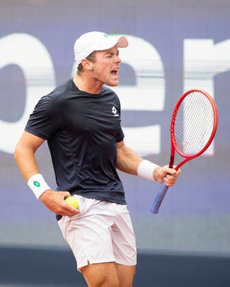 Dominik Koepfer Tennis - BMW Open 2021 - ATP, Tennis Herren - MTTC Iphitos - Munich - - Germany - 29 April 2021. Copyright: xJuergenxHasenkopfx