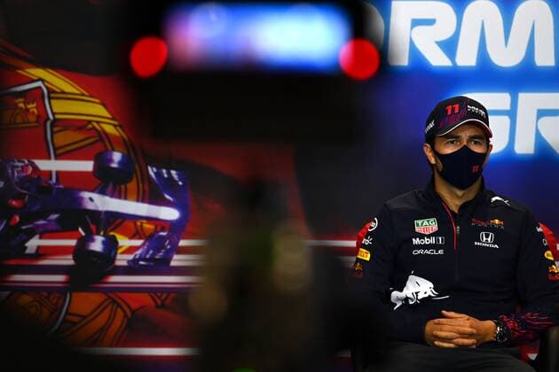 F1 Grand Prix of Portugal 11 Sergio Perez (MEX, Red Bull Racing), F1 Grand Prix of Portugal at Autodromo Internacional do Algarve on April 29, 2021 in Portimao, Portugal. (Photo by GABRIEL BOUYS AFP FIA Pool via HOCH ZWEI) Portimao Portugal Poolfoto HOCH ZWEI Pool AFP ,EDITORIAL USE ONLY