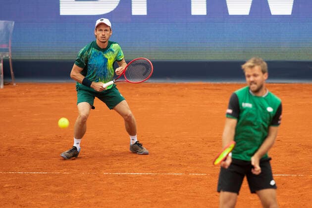 Wesley Koolhof, Kevin Krawietz, Herren Doppel Tennis - BMW Open 2021 - ATP, Tennis Herren - MTTC Iphitos - Munich - - Germany - 29 April 2021. Copyright: xJuergenxHasenkopfx