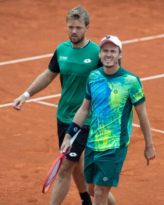 Wesley Koolhof, Kevin Krawietz, Herren Doppel Tennis - BMW Open 2021 - ATP, Tennis Herren - MTTC Iphitos - Munich - - Germany - 29 April 2021. Copyright: xJuergenxHasenkopfx