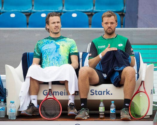 Wesley Koolhof, Kevin Krawietz, Herren Doppel Tennis - BMW Open 2021 - ATP, Tennis Herren - MTTC Iphitos - Munich - - Germany - 29 April 2021. Copyright: xJuergenxHasenkopfx