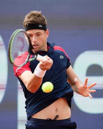 Filip Krajinovic Tennis - BMW Open 2021 - ATP, Tennis Herren - MTTC Iphitos - Munich - - Germany - 30 April 2021. Copyright: xJuergenxHasenkopfx