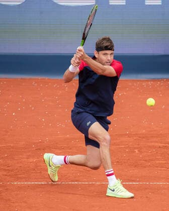 Filip Krajinovic Tennis - BMW Open 2021 - ATP, Tennis Herren - MTTC Iphitos - Munich - - Germany - 30 April 2021. Copyright: xJuergenxHasenkopfx