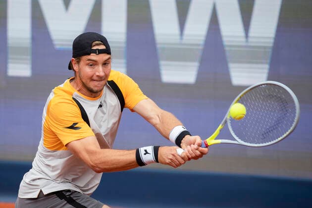 Jan-Lennard Struff (GER) Tennis - BMW Open 2021 - ATP, Tennis Herren - MTTC Iphitos - Munich - - Germany - 30 April 2021. Copyright: xJuergenxHasenkopfx