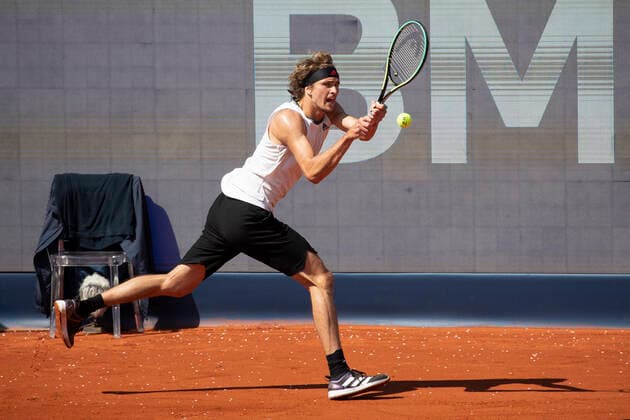 Alexander Zverev (GER) Tennis - BMW Open 2021 - ATP, Tennis Herren - MTTC Iphitos - Munich - - Germany - 30 April 2021. Copyright: xJuergenxHasenkopfx