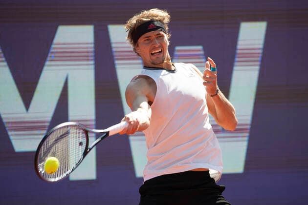 Alexander Zverev (GER) Tennis - BMW Open 2021 - ATP, Tennis Herren - MTTC Iphitos - Munich - - Germany - 30 April 2021. Copyright: xJuergenxHasenkopfx