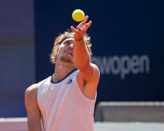 Alexander Zverev (GER) Tennis - BMW Open 2021 - ATP, Tennis Herren - MTTC Iphitos - Munich - - Germany - 30 April 2021. Copyright: xJuergenxHasenkopfx