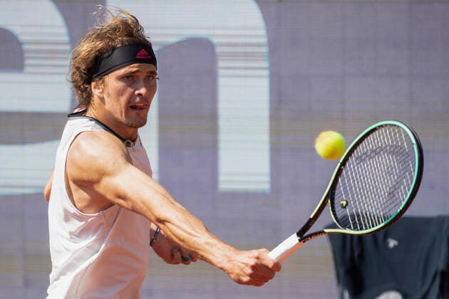 Alexander Zverev (GER) Tennis - BMW Open 2021 - ATP, Tennis Herren - MTTC Iphitos - Munich - - Germany - 30 April 2021. Copyright: xJuergenxHasenkopfx