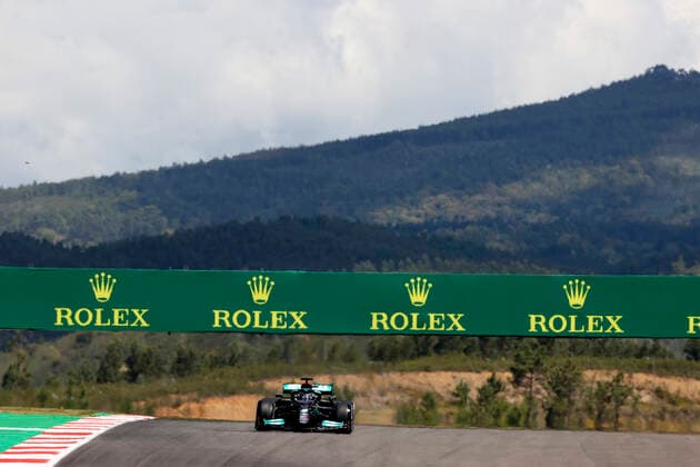 44 Lewis Hamilton (GBR, Mercedes-AMG Petronas F1 Team), F1 Grand Prix of Portugal at Autodromo Internacional do Algarve on April 30, 2021 in Portimao, Portugal. (Photo by HOCH ZWEI) Portimao Portugal