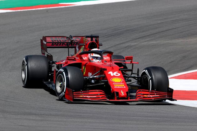 16 Charles Leclerc (MON, Scuderia Ferrari Mission Winnow), F1 Grand Prix of Portugal at Autodromo Internacional do Algarve on April 30, 2021 in Portimao, Portugal. (Photo by HOCH ZWEI) Portimao Portugal