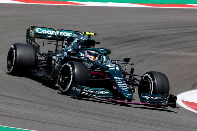 5 Sebastian Vettel (GER, Aston Martin Cognizant F1 Team), F1 Grand Prix of Portugal at Autodromo Internacional do Algarve on April 30, 2021 in Portimao, Portugal. (Photo by HOCH ZWEI) Portimao Portugal
