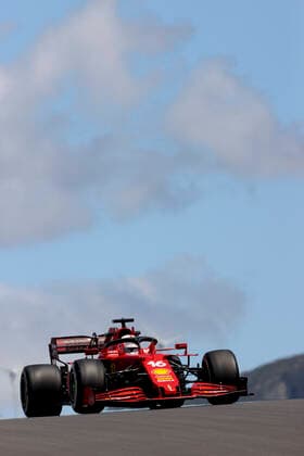 16 Charles Leclerc (MON, Scuderia Ferrari Mission Winnow), F1 Grand Prix of Portugal at Autodromo Internacional do Algarve on April 30, 2021 in Portimao, Portugal. (Photo by HOCH ZWEI) Portimao Portugal